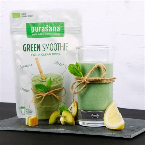 Making Green Smoothie Purasana Green Smoothie 150gr