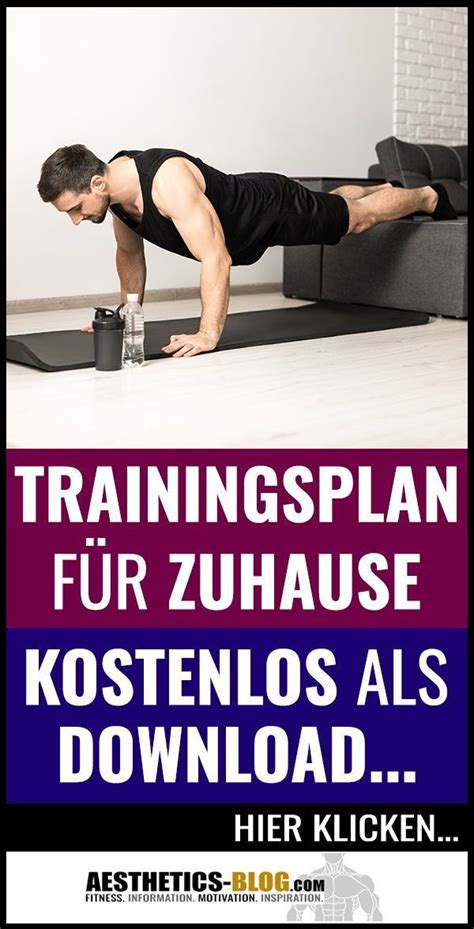 Effektiver Beispiel Muskelaufbau Trainingsplan F R Zuhause