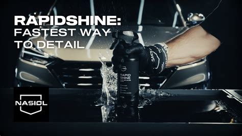 Your Best Drying Aid Introducing Rapidshine Nasiol S Quick Detailing