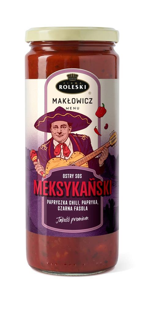 Roleski Ostry sos meksykański 500 g Makłowicz Menu 11441668710