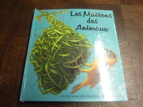 LES MAISONS DES Animaux Livre Animé Pop Up National Geographic