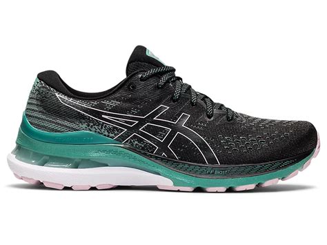 Womens Gel Kayano 28 Blacksage Running Shoes Asics