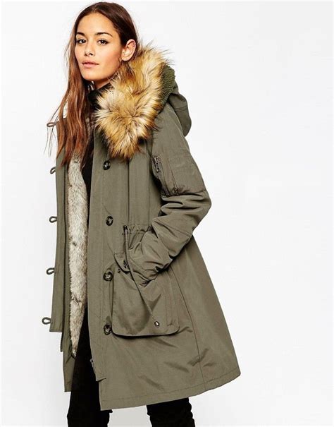 Asos Parka With Detachable Faux Fur Liner Fur Clothing Latest Fashion Clothes Clothes