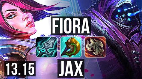 FIORA Vs JAX TOP Rank 4 Fiora 10 Solo Kills 400 Games 14 4 7