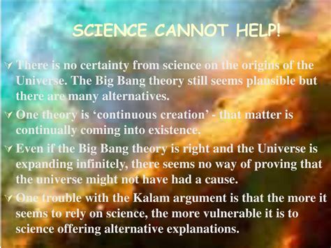 Ppt The Kalam Cosmological Argument For The Existence Of God