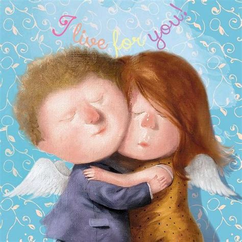 I live for you! | Cartoon art, Ukrainian art, Beautiful art