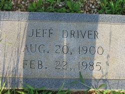 Charles Jefferson Jeff Driver M Morial Find A Grave