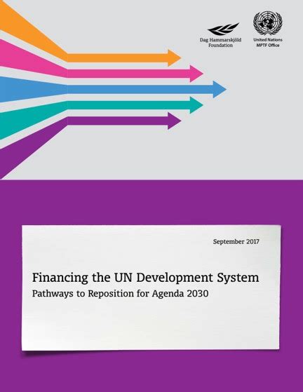 Financing The Un Development System Pathways To Reposition For Agenda