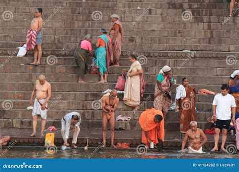 The Holy Bath in Varanasi editorial photography. Image of sadhu - 41184282