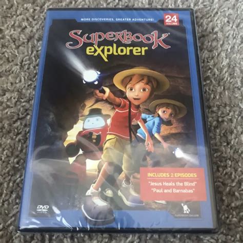 Superbook Explorer Dvd Jesus Heals The Blind Paul And Barnabas