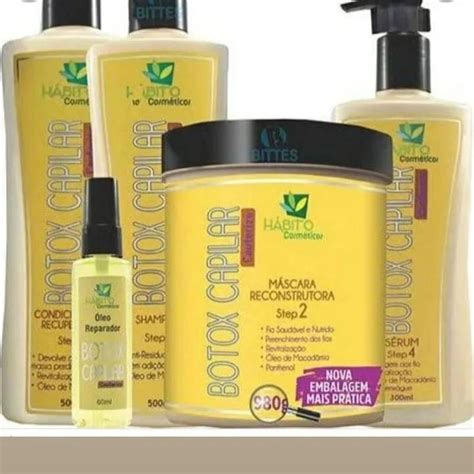 Kit Botox Capilar Reconstru O Habito Cosmeticos Pote Magazine Luiza