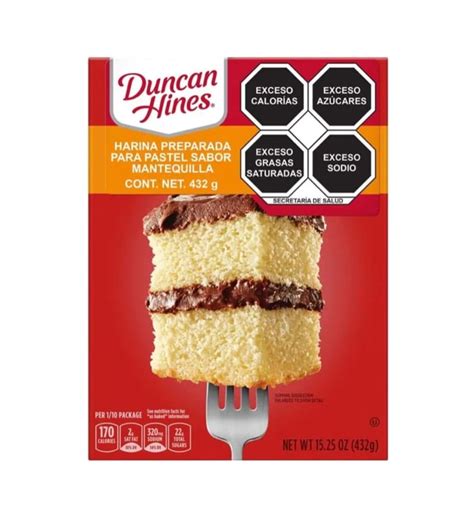 Harina Para Pastel Duncan Hines Sabor Mantequilla Dorada G