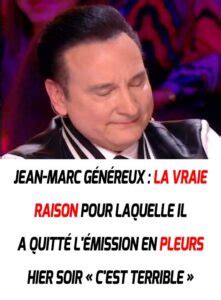 Jean Marc Généreux la vraie raison pour laquelle il a quitté l