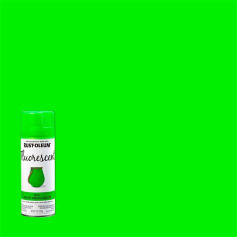 Rust Oleum Specialty Oz Fluorescent Green Spray Paint The