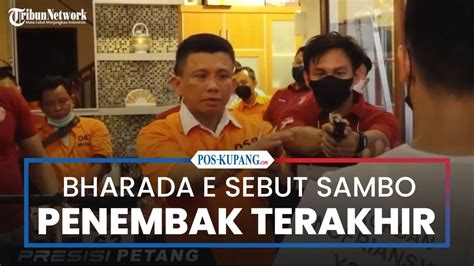 Bharada E Sebut Ferdy Sambo Jadi Penembak Terakhir Brigadir J Saat Tes