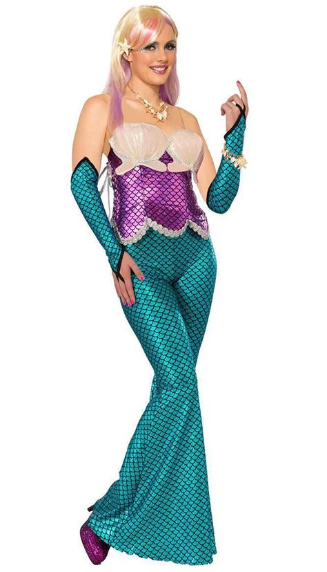 Fantasia Adult Mermaid Costume Pretty Sea Siren Sequin Mermaid Costume