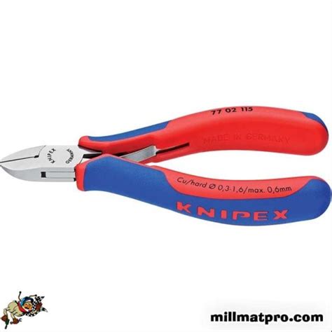 Millmatpro Pince coupante de côté pour électronique KNIPEX