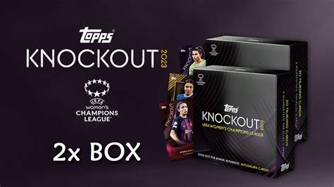 2022 23 TOPPS Knockout UEFA Womens Champions League Soccer 2 BOXEN