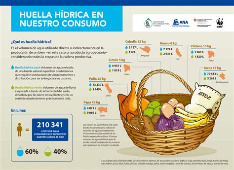 Infograf A Huella H Drica Del Consumo En Per El Agua Nos Une