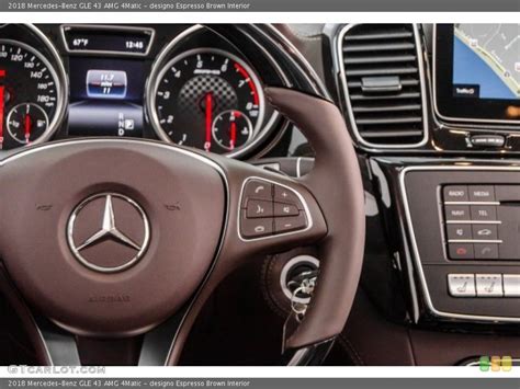 Designo Espresso Brown Interior Controls For The 2018 Mercedes Benz GLE