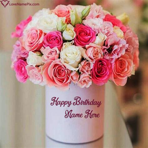 Happy Birthday Wishes With Rose Flowers Images