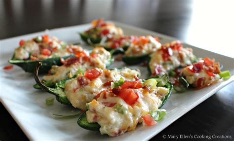 Mary Ellen S Cooking Creations Cheesy BLT Stuffed Jalapenos