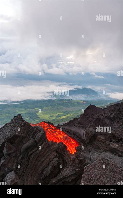 antigua, guatemala, volcano Stock Photo - Alamy