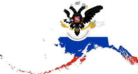 Russian Alaska Flag Map by Neon-Cyan on DeviantArt