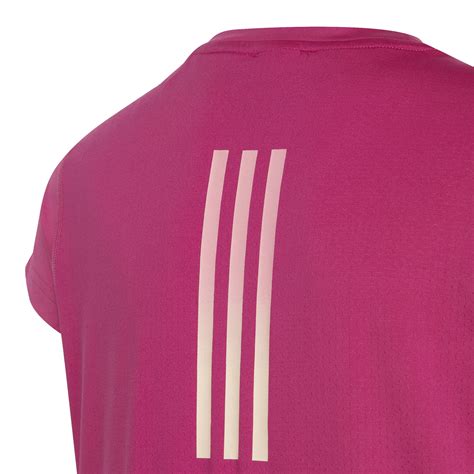 Adidas Training Aeroready 3 Stripes T Shirt Mädchen Pink Apricot Online Kaufen Tennis Point De