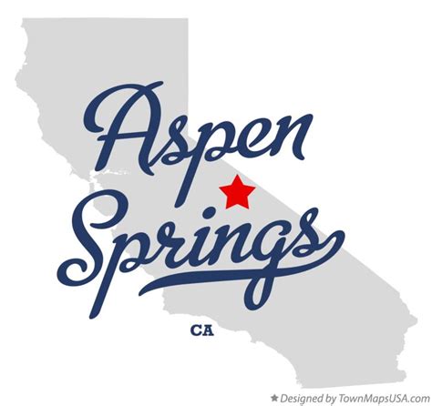 Map of Aspen Springs, CA, California