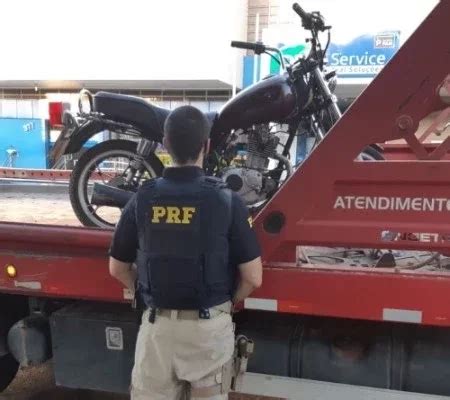 PRF Prende Homem Pilotando Moto Roubada Em Estado De Embriaguez