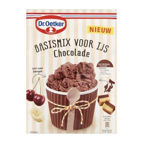 Dr Oetker Basismix Voor Ijs Chocolade G