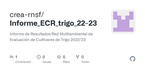 GitHub Crea Rnsf Informe ECR Trigo 22 23 Informe De Resultados Red