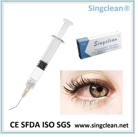 Sodium Hyaluronate With Logo Printing Singclean 1ml 2ml Ophthalmology