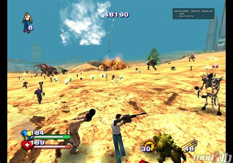 Скачать Класический Serious Sam II - Геймплей