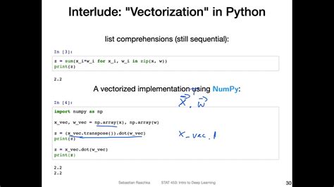 L Vectorization In Python Youtube