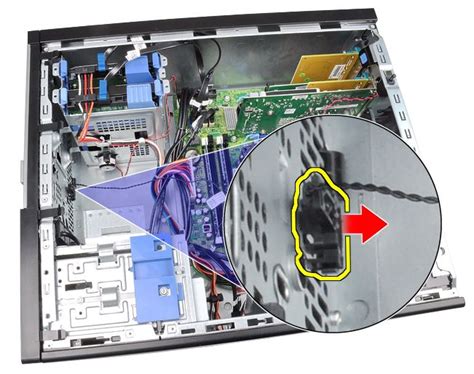 Optiplex 7010 Mini Tower Mt Removal Guide For The Power Switch Cable Front Thermal Sensor