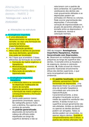 Patologia Pulpar E Patologia Do Periapice Patologia Oral Aula