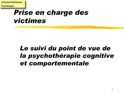 Ppt Prise En Charge Des Victimes Powerpoint Presentation Free