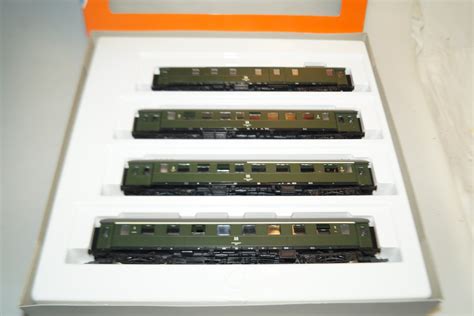 1 87 Roco 44027 Eilzugwagen Set DR Neuw Ovp Gearontologist