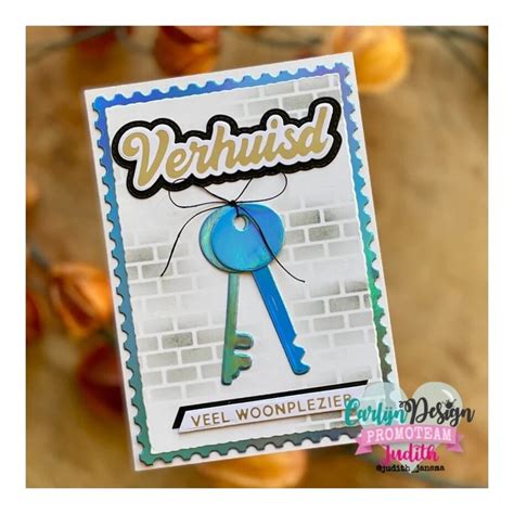 CarlijnDesign Hot Foil Onderteksten Verhuisd CDHF 0075 Paperpads Nl