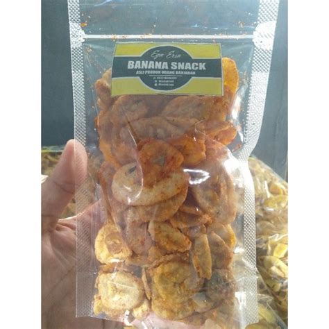 Jual Keripik Pisang Pedas G Shopee Indonesia