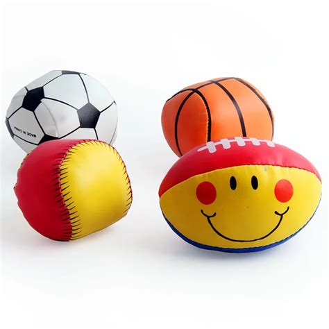 New Pcs Lot Baby Toy Safe Soft Cloth Ball Rugby Basketball Softball