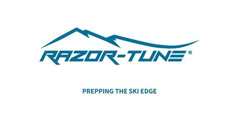 Razor Tune Ski Edge Preparation Youtube