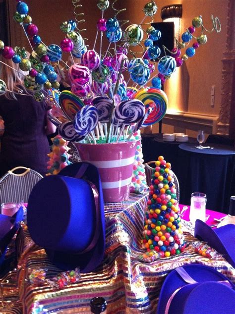 Good Centerpiece Idea Willy Wonka Party Chocolate Factory Party