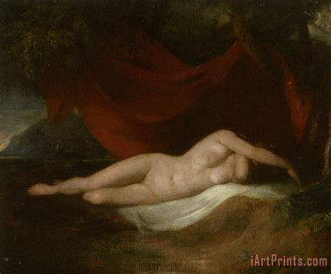 William Etty Reclining Female Nude Painting Reclining Female Nude