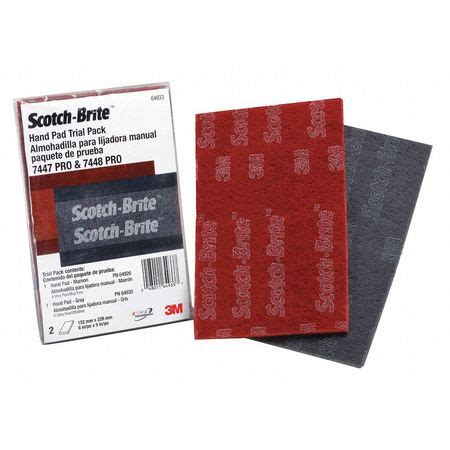 Scotch Brite Sanding Hand Pad L W Non Woven Zoro