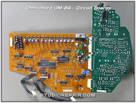 Studio Repair Omnichord Om Circuit Boards