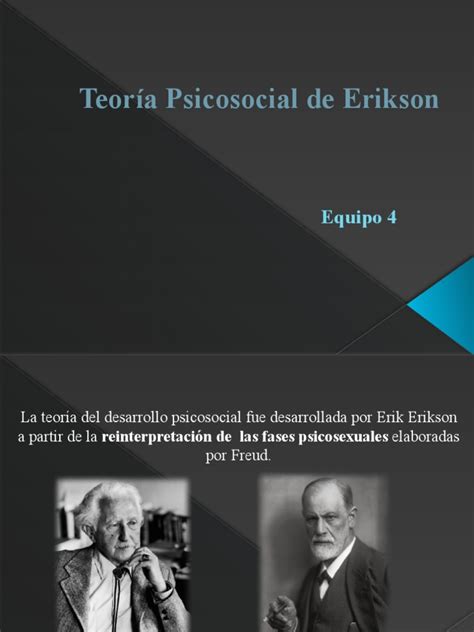 Teoría Psicosocial De Erikson Pdf Adultos Conceptos Psicologicos