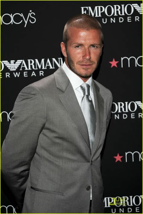 David Beckham Gets Tight With Emporio Armani Photo Photos